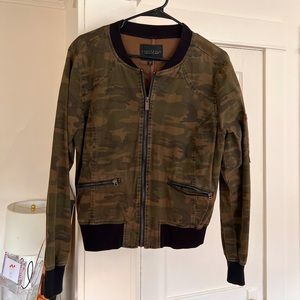 Sanctuary Camo Bomber jacket